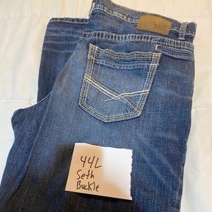 Men’s Buckle brand jeans (Seth Jean). Size 44L